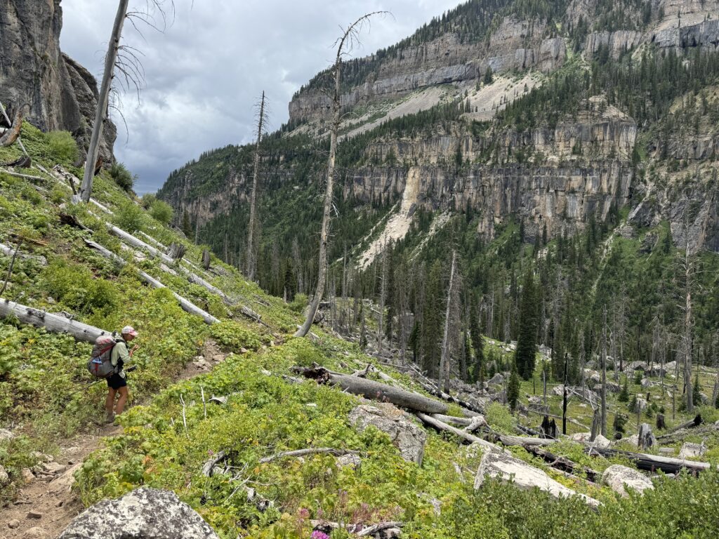Auf dem Weg in die Gros Ventre Wilderness