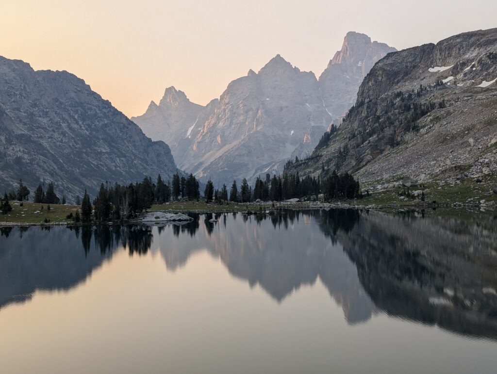 Lake Solitude am Morgen