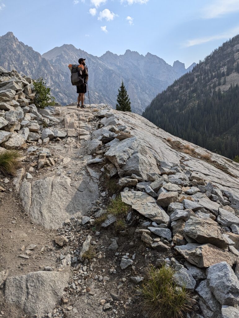 Aufstieg zum Hurricane Pass