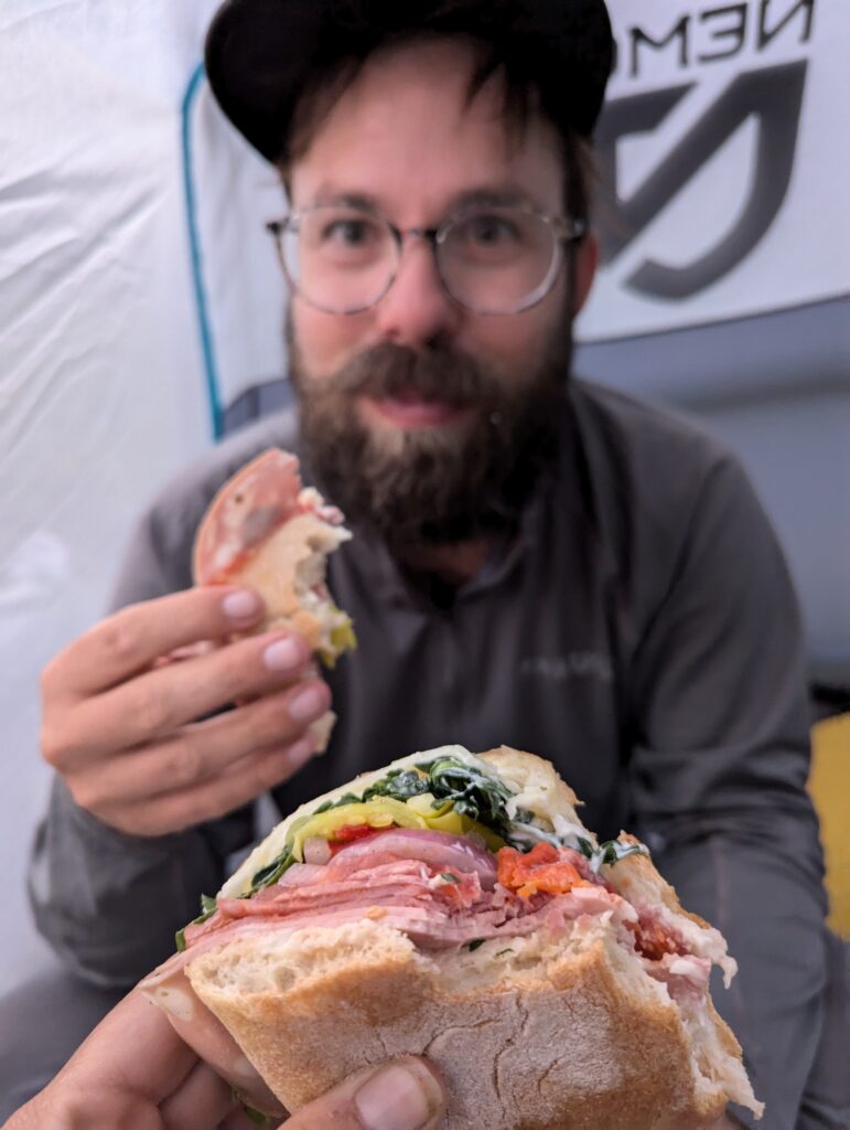 Sandwiches zum Abendessen