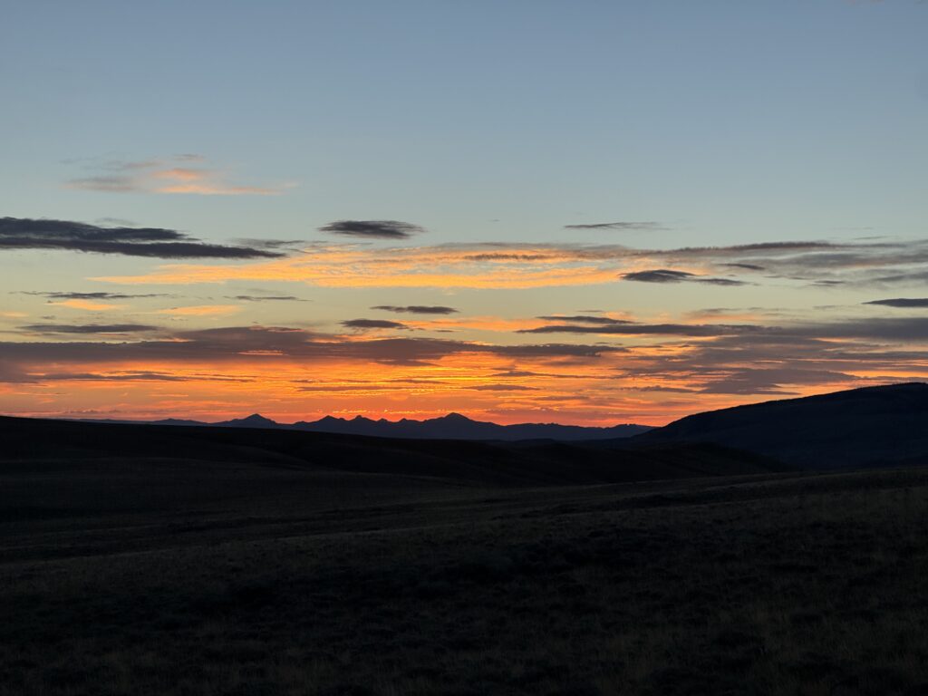 Sonnenaufgang im Basin