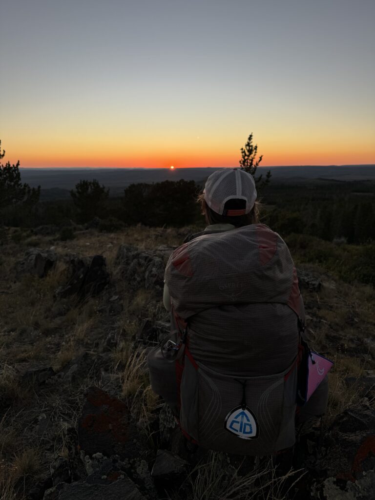 Sonnenuntergang auf dem CDT