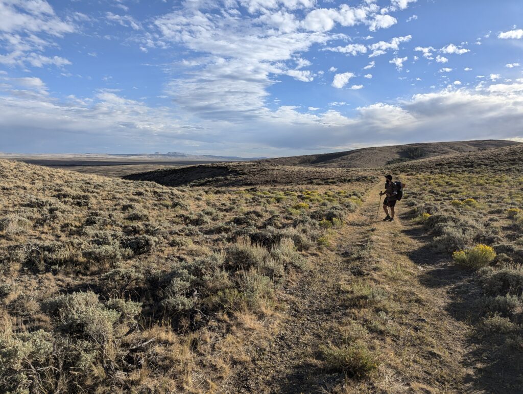 Eintritt in das Great Divide Basin