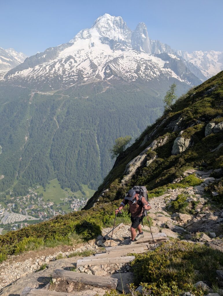 Aufstieg zum Lac Blanc
