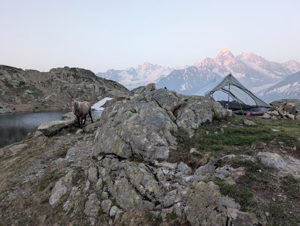 Bivouac am Lac de Chésery
