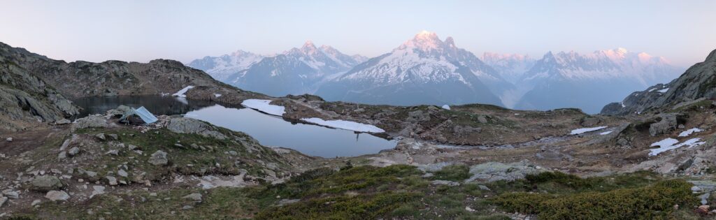 Bivouac am Lac de Chésery