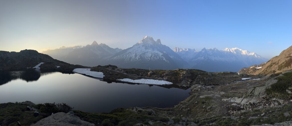 Morgens am Lac de Chésery