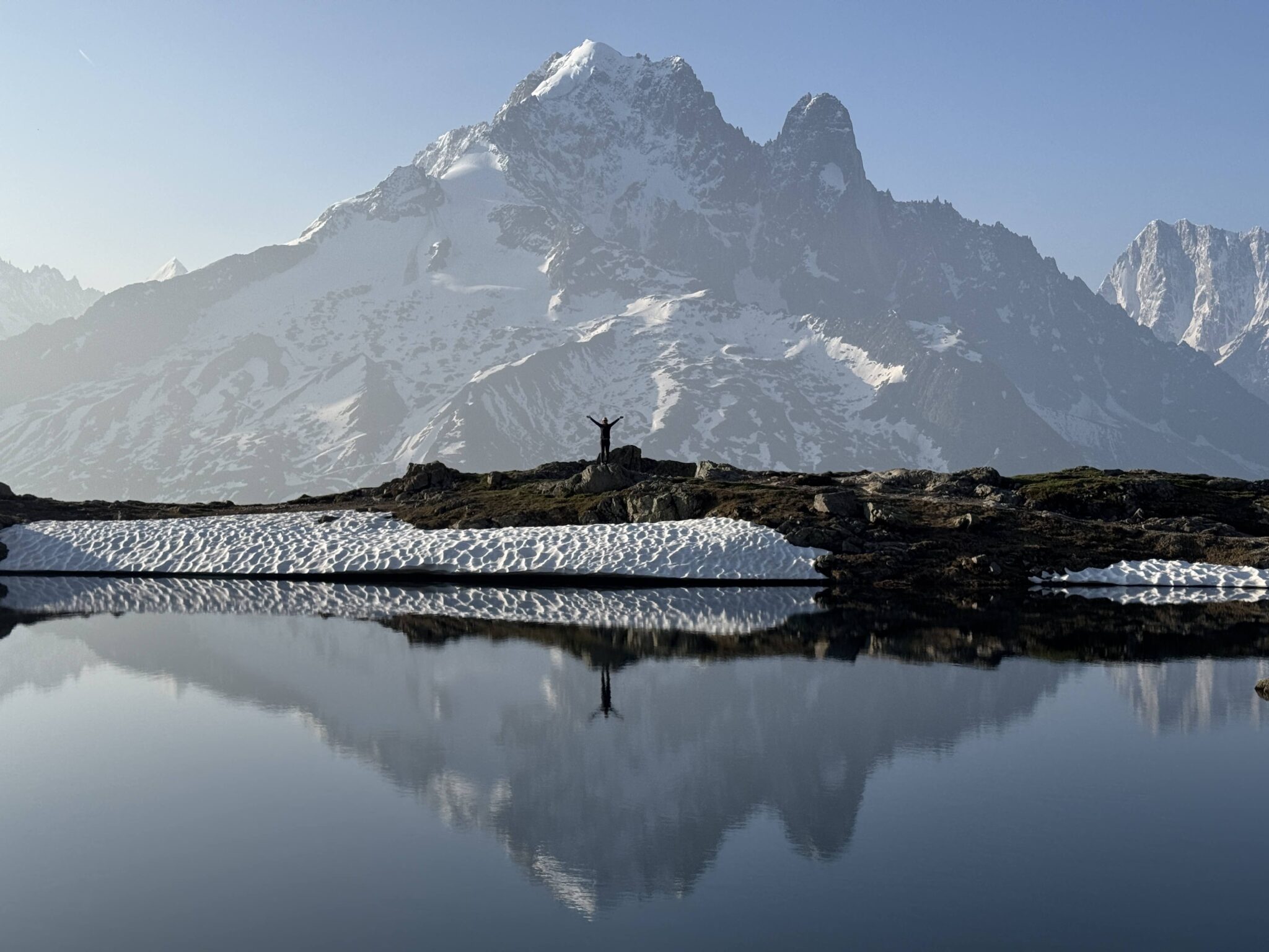 Morgens am Lac de Chésery