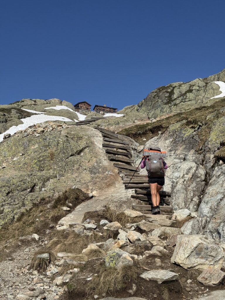 Aufstieg zum Lac Blanc