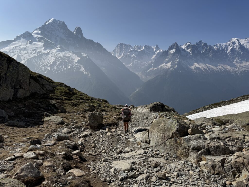 Abstieg zum Refuge de La Flégère