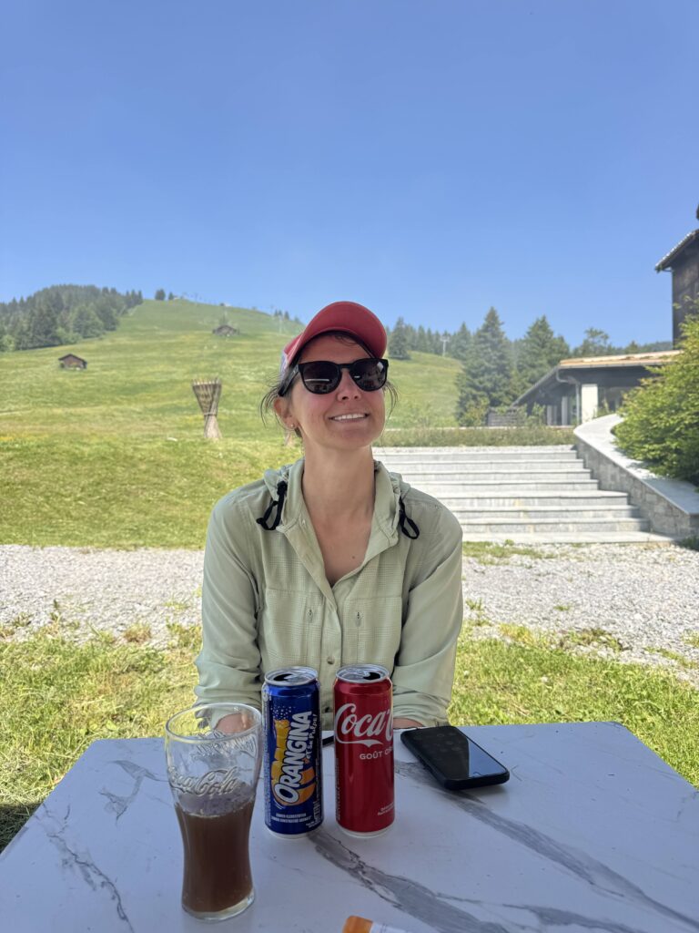 Erfrischung vom Col de Voza