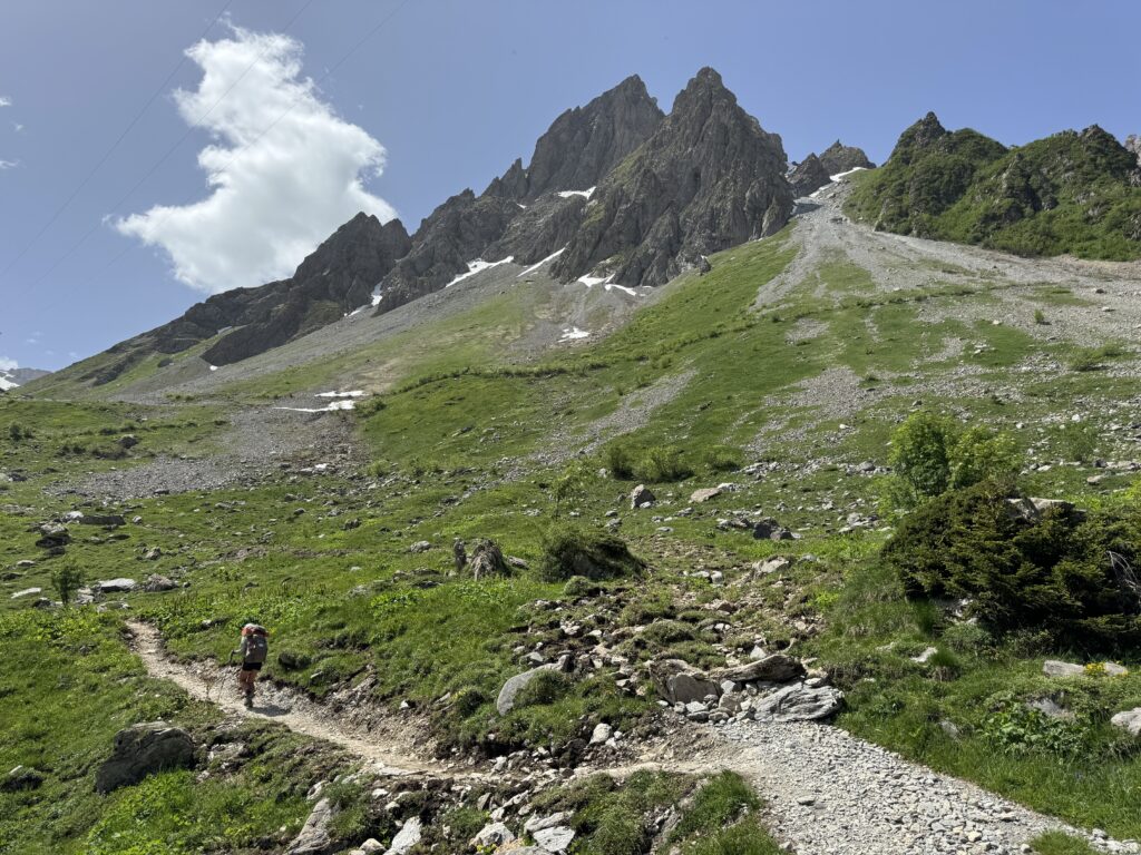 Aufstieg zum Col du Bonhomme
