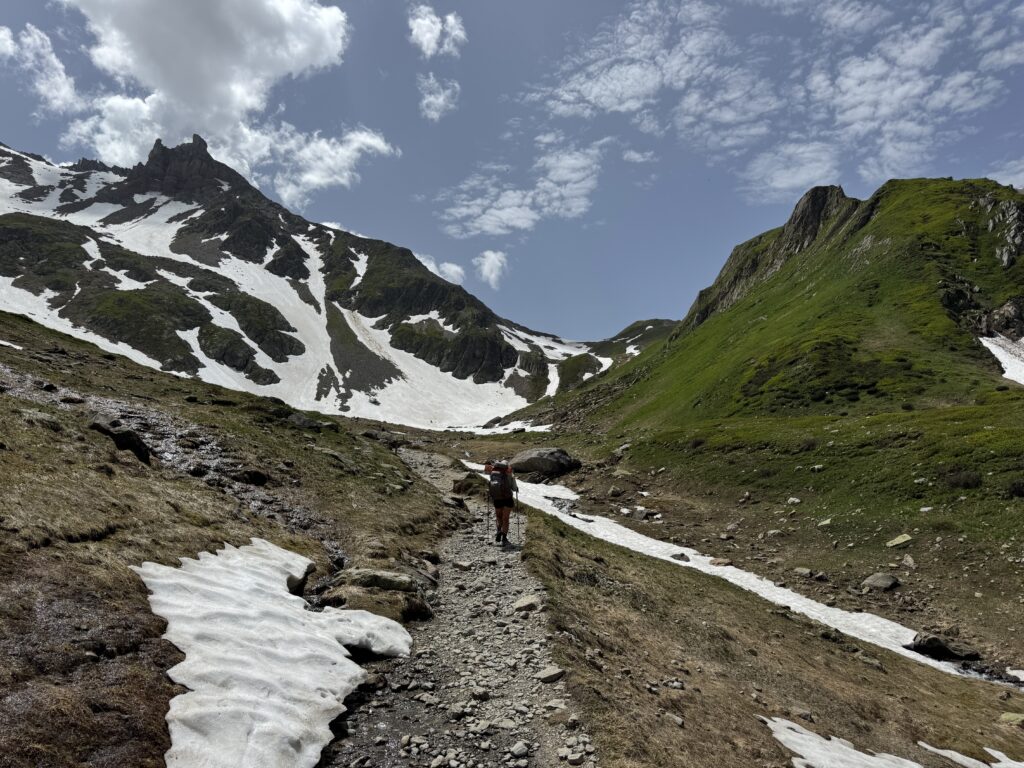 Aufstieg zum Col du Bonhomme