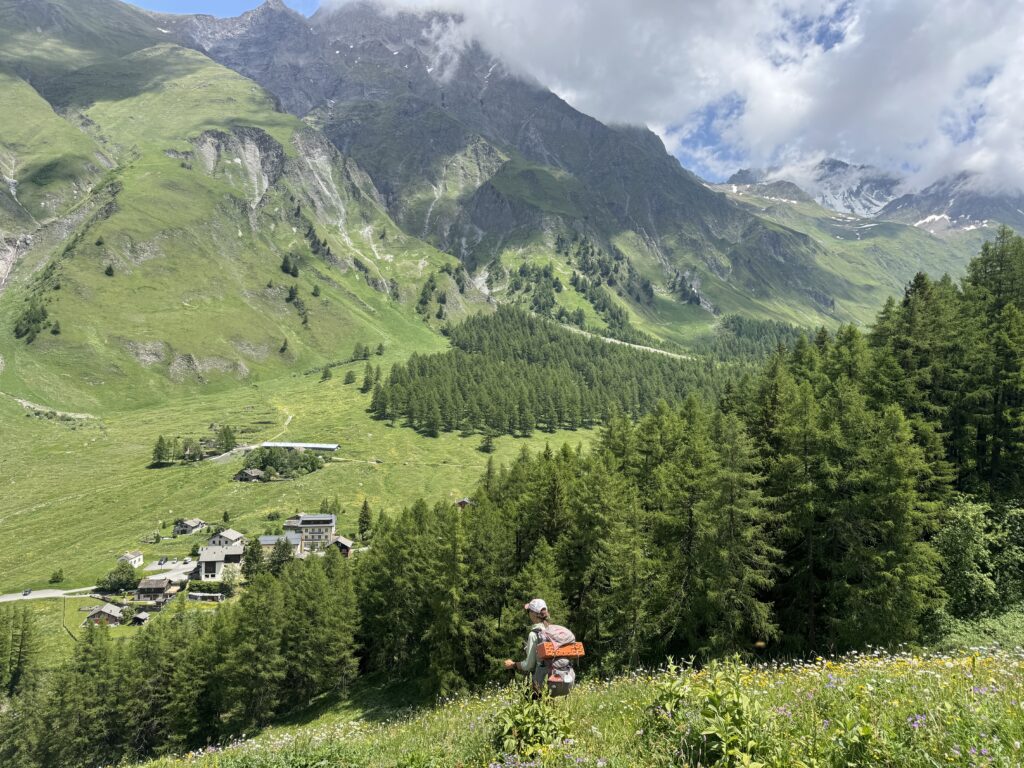 Abstieg nach La Fouly