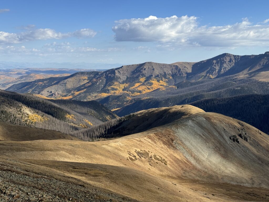 Auf dem Weg zum Spring Creek Pass