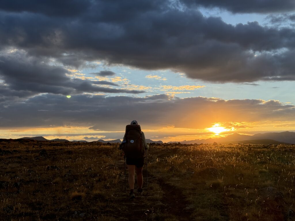 Die San Juans empfangen uns mit einem atemberaubenden Sonnenuntergang