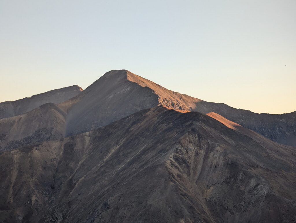 Grays Peak im Morgenlicht