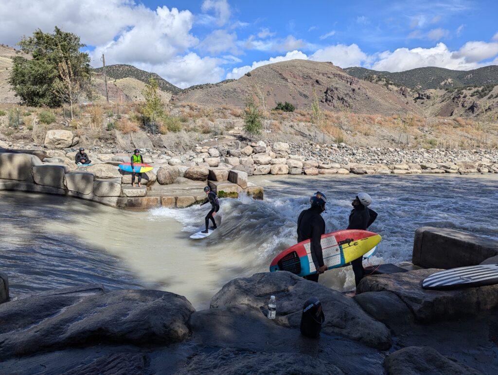 Flusssurfer in Salida