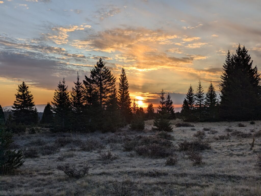 Sonnenaufgang an CDT Tag 113