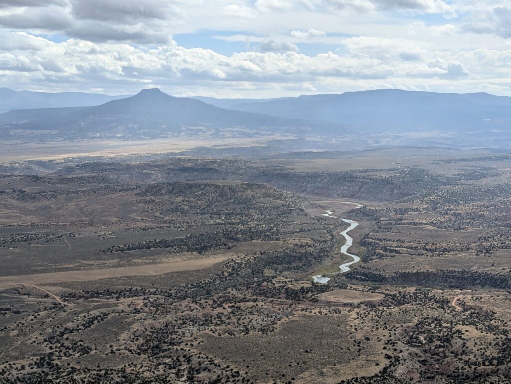 Die Aussicht vom Mesa de Los Viejos
