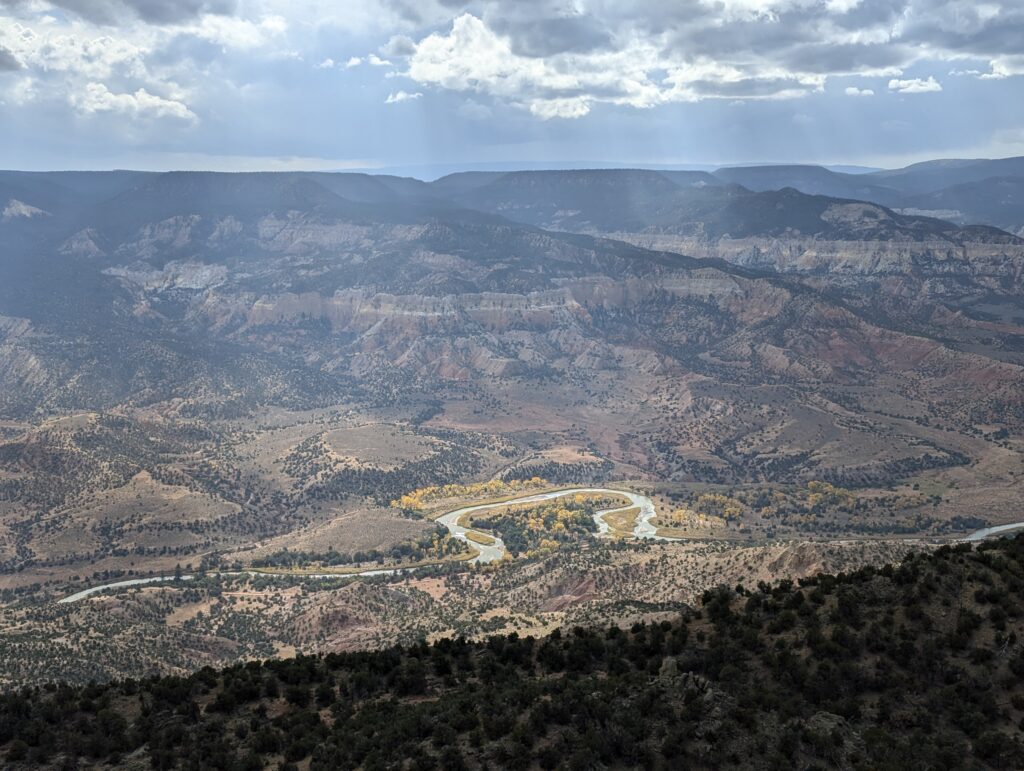 Die Aussicht vom Mesa de Los Viejos