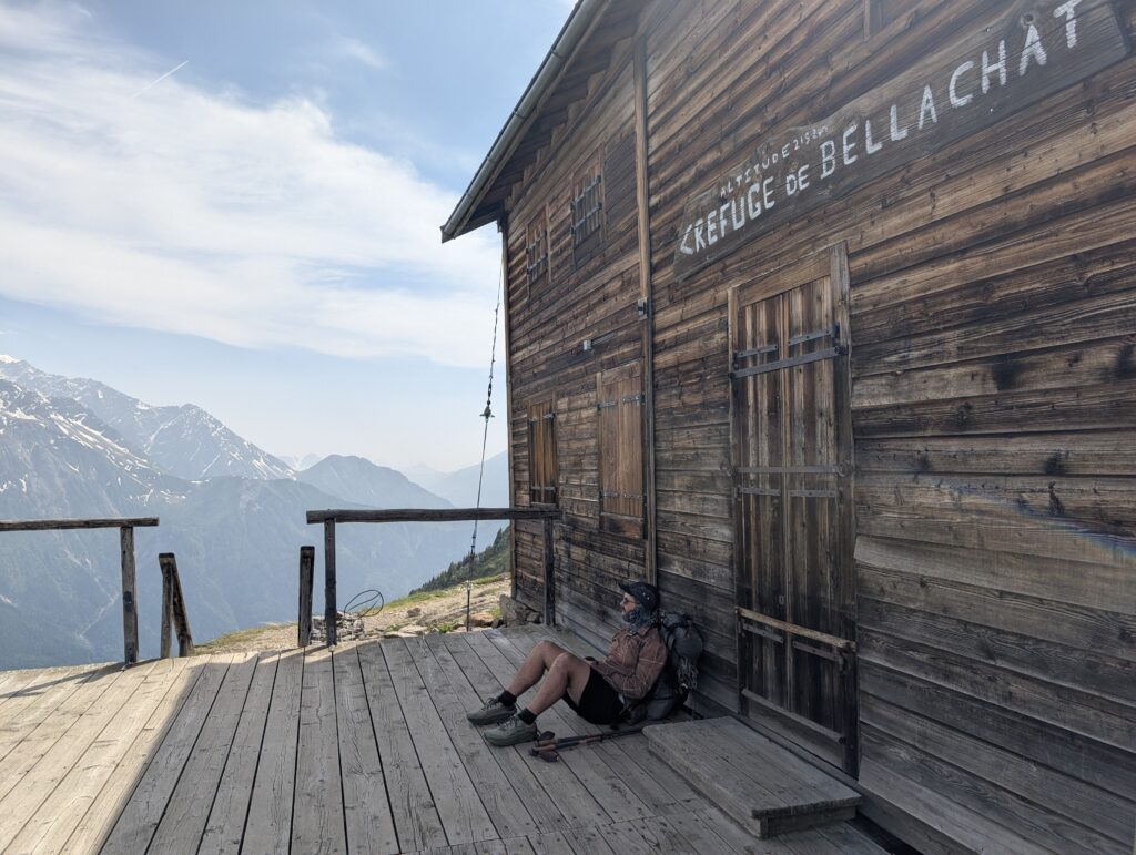 Pause am Refuge Bellachat