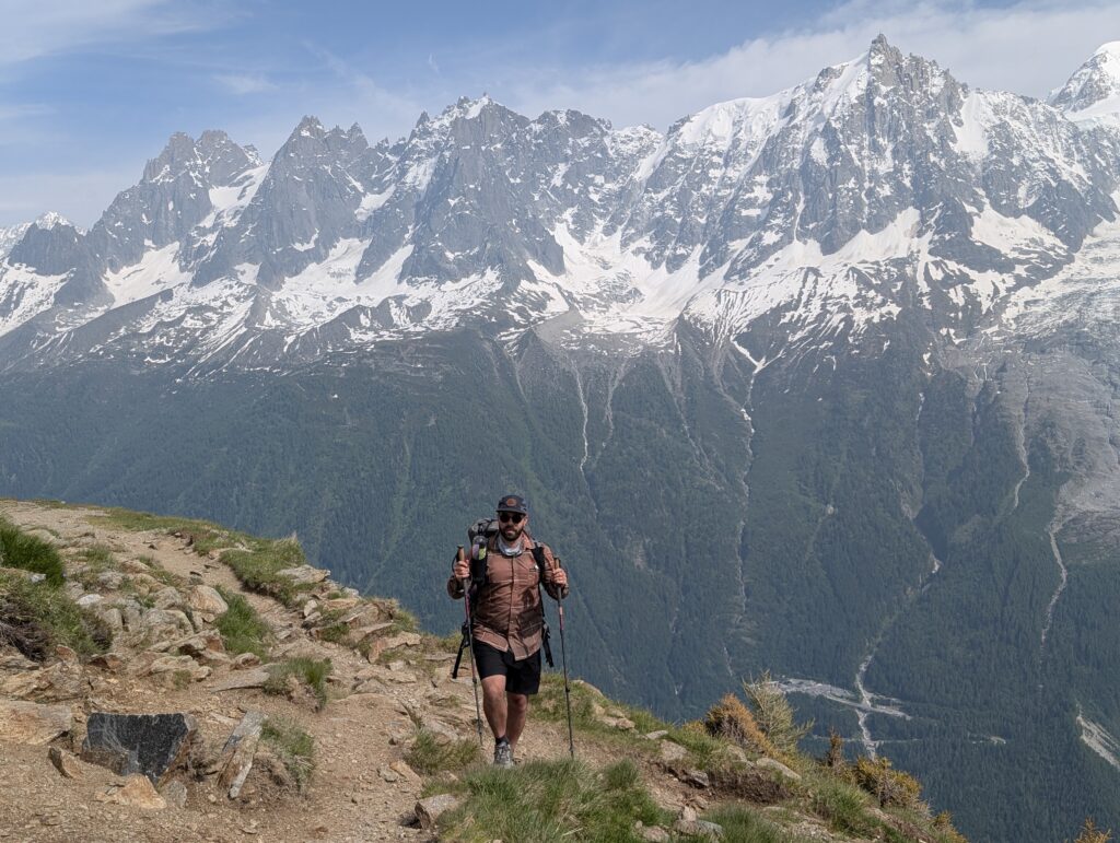 Abstieg nach Les Houches