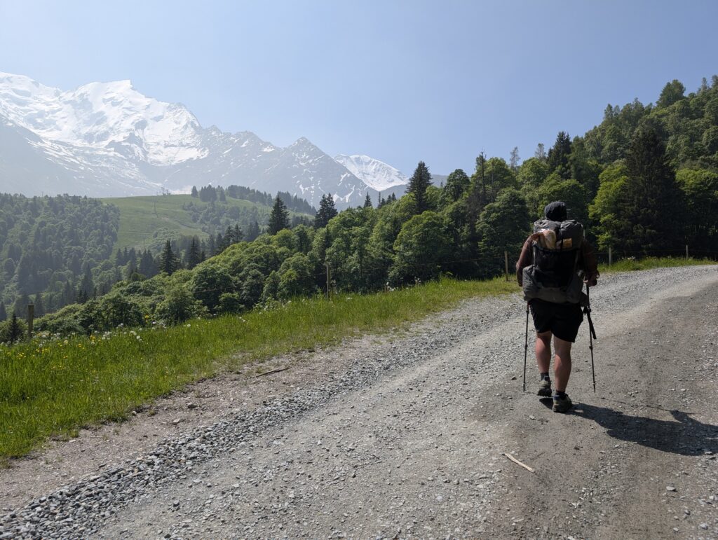 Aufstieg zum Col de Voza