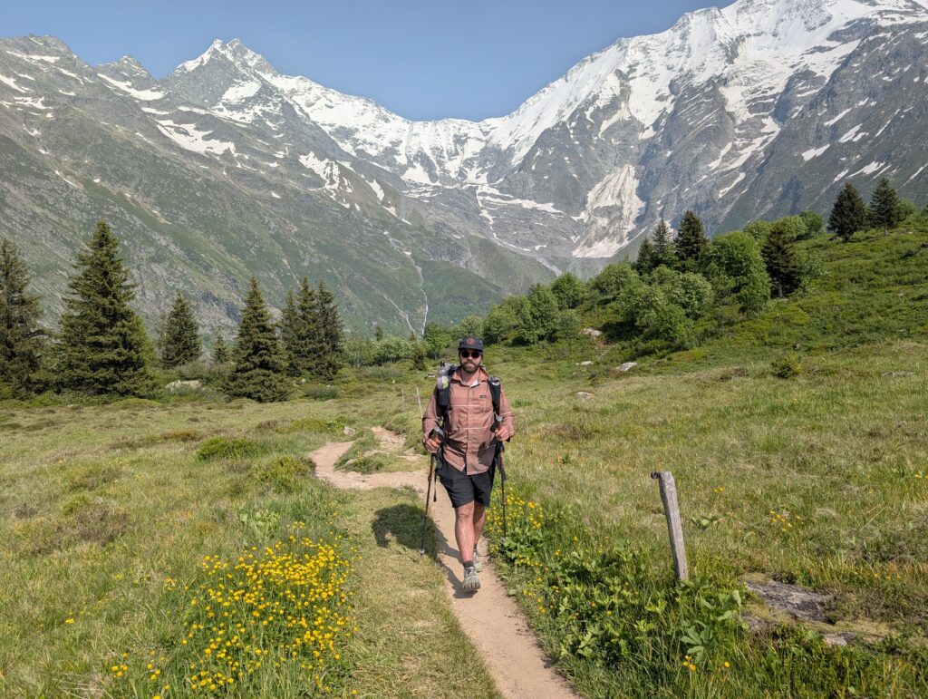 Abstieg nach Les Contamines-Montjoie