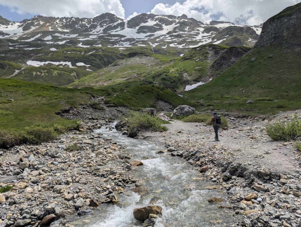 Aufstieg zum Col du Bonhomme