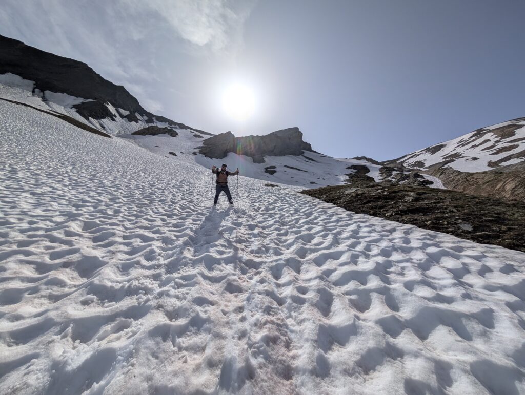 Abstieg vom Col des Fours