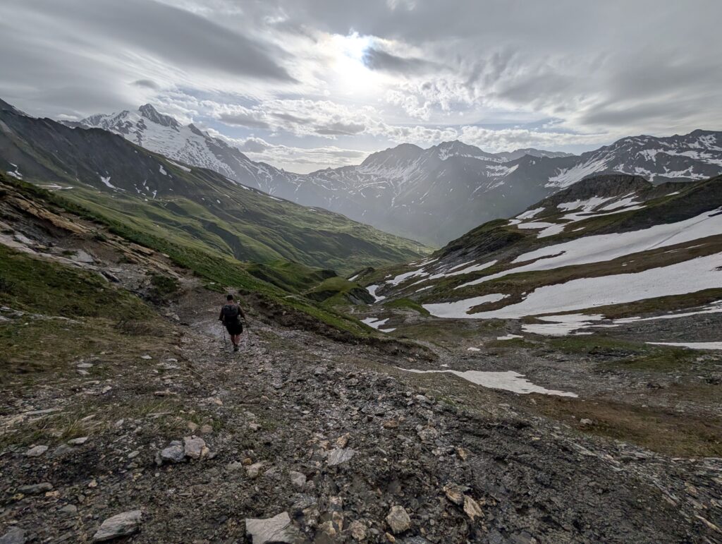 Abstieg nach La Ville des Glaciers
