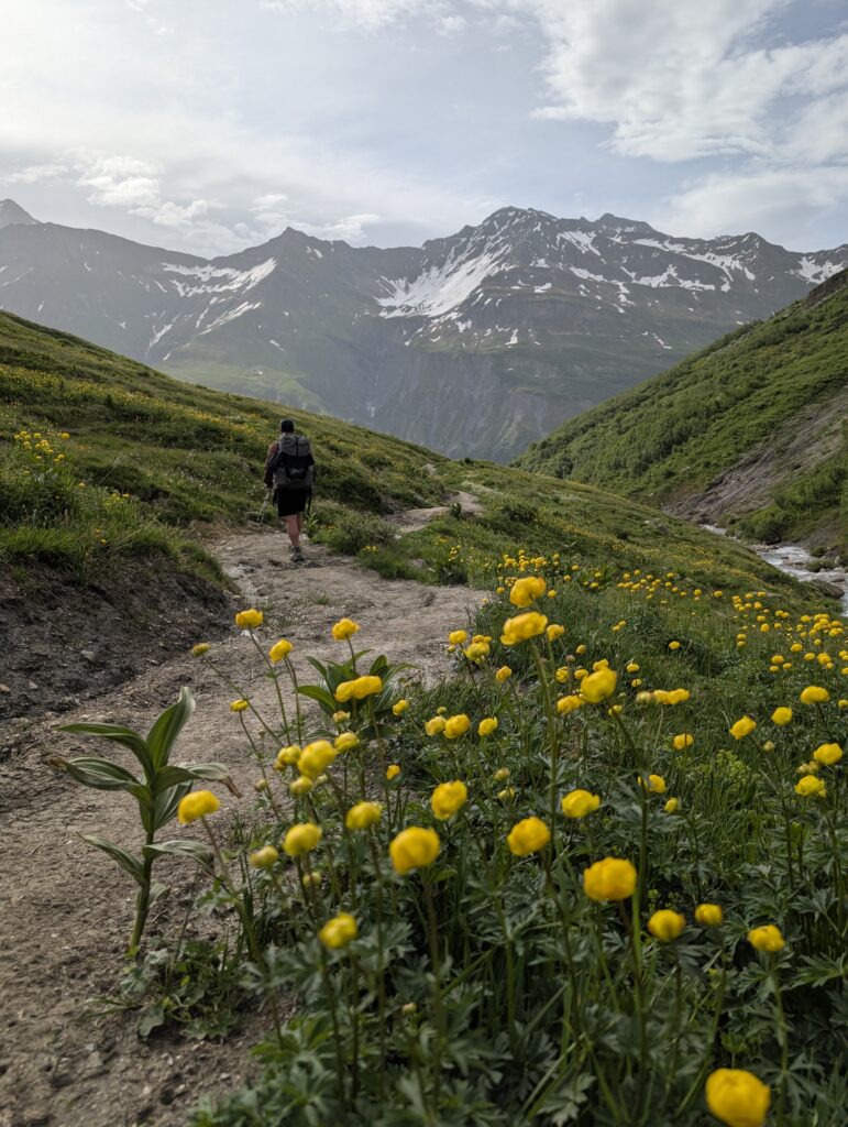 Abstieg nach La Ville des Glaciers