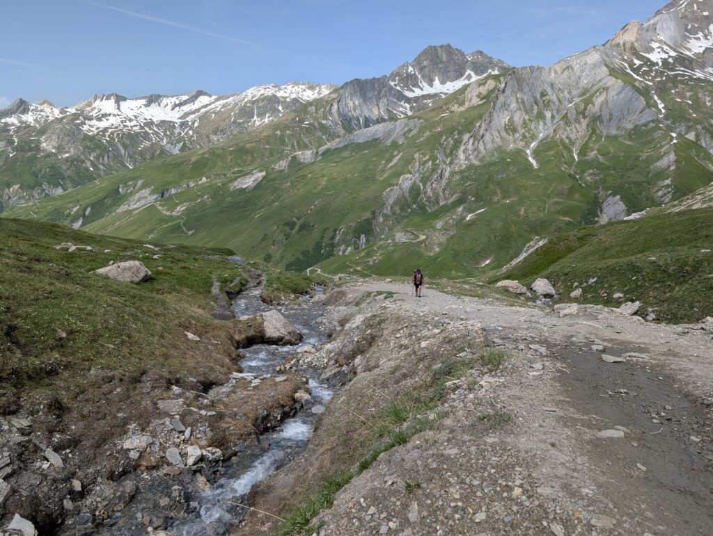 Aufstieg zum Col de la Seigne