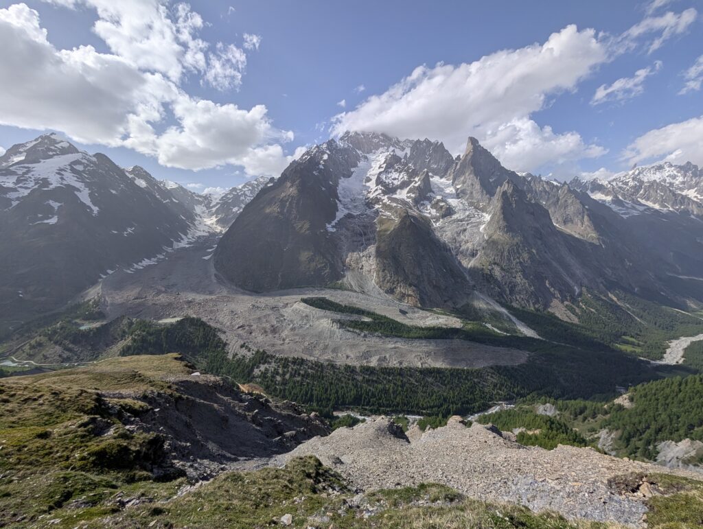 Weg nach Courmayeur