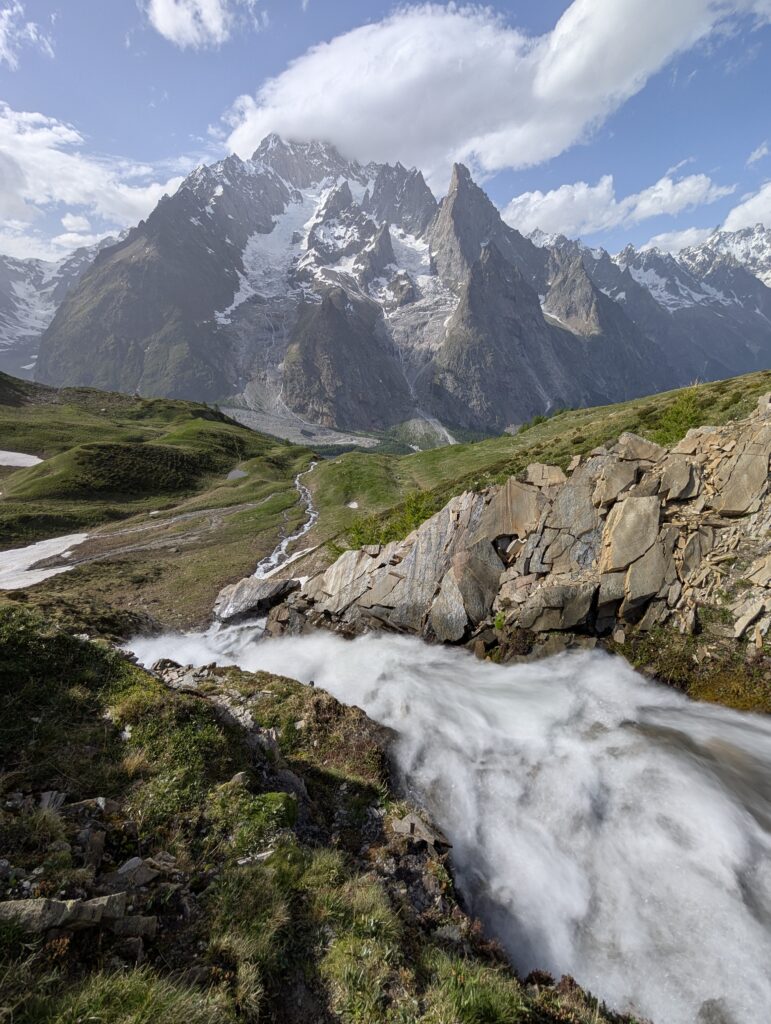 Weg nach Courmayeur