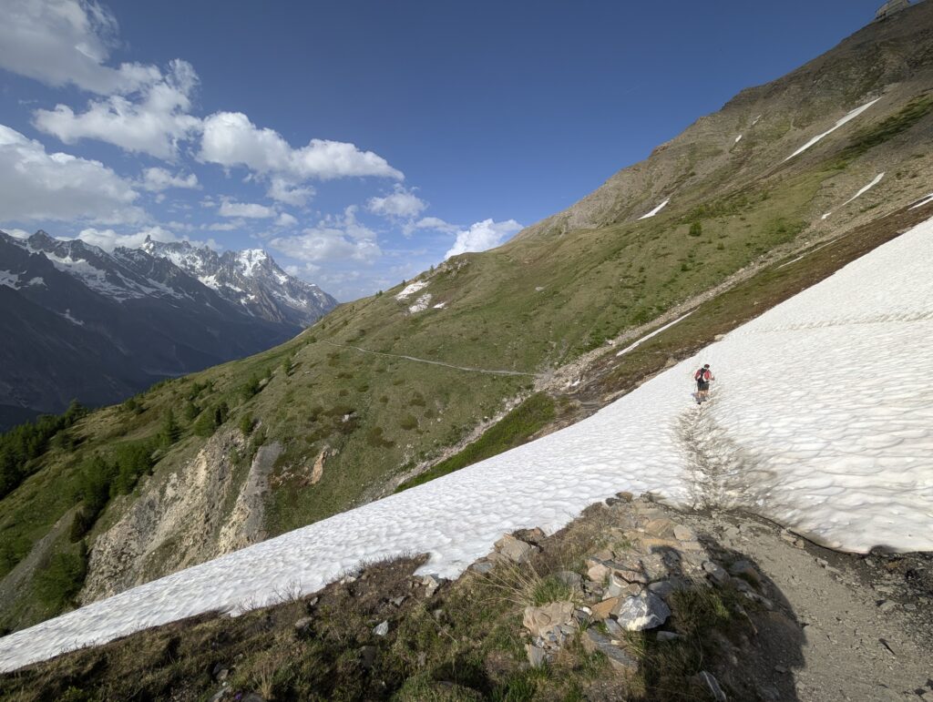 Weg nach Courmayeur