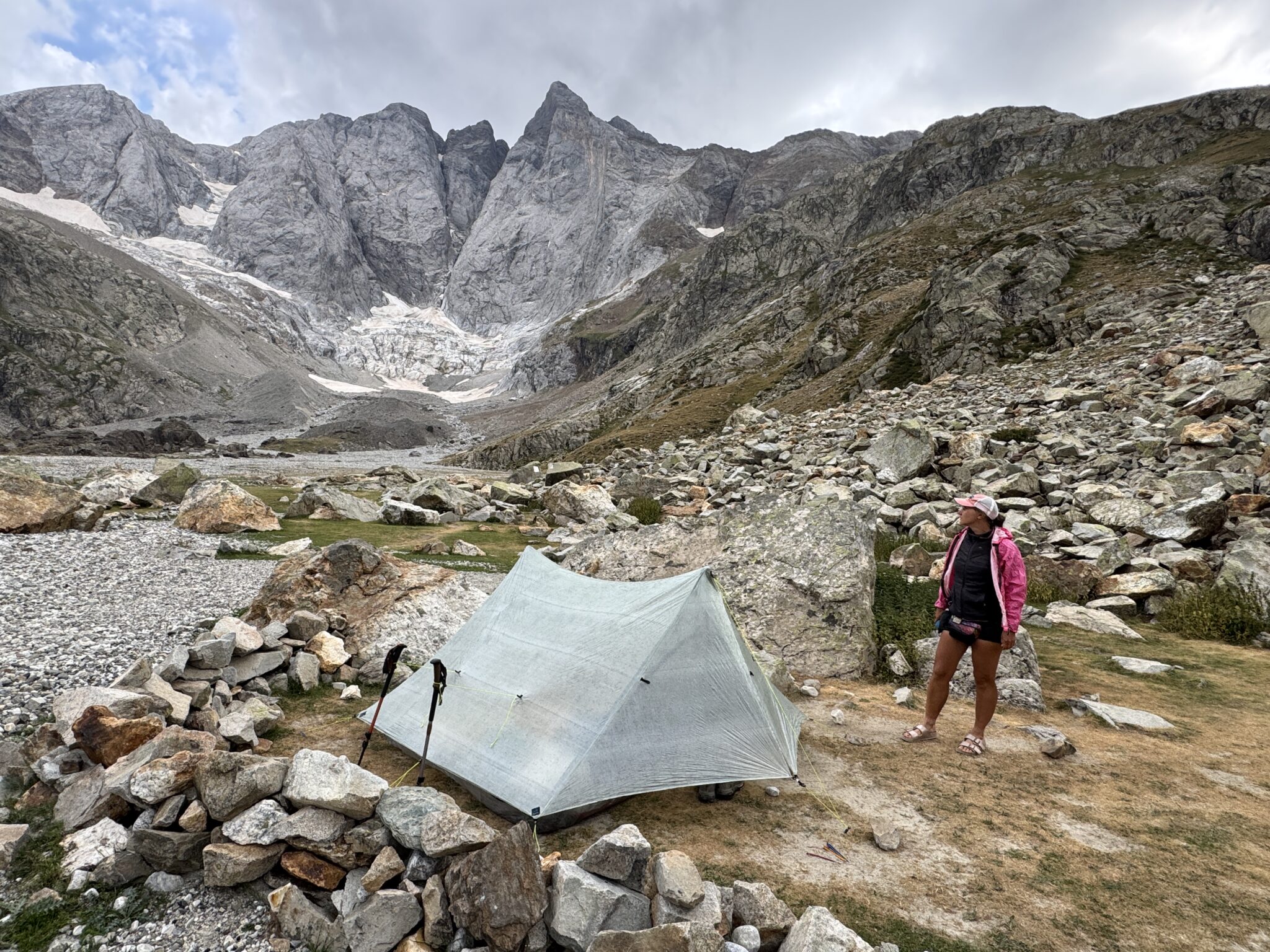 Bivouac am Refuge des Oulettes de Gaube am Vignemale