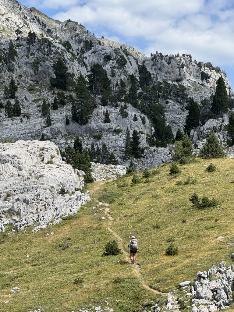 Aufstieg zum Col d’Anaye