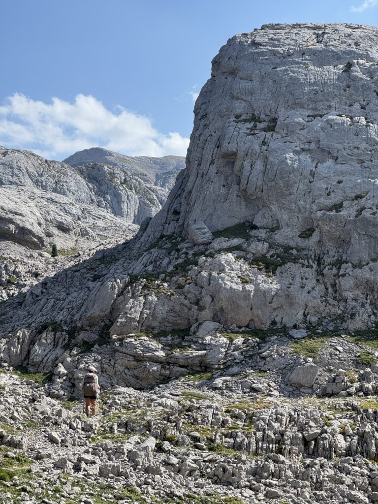 Aufstieg zum Col d’Anaye