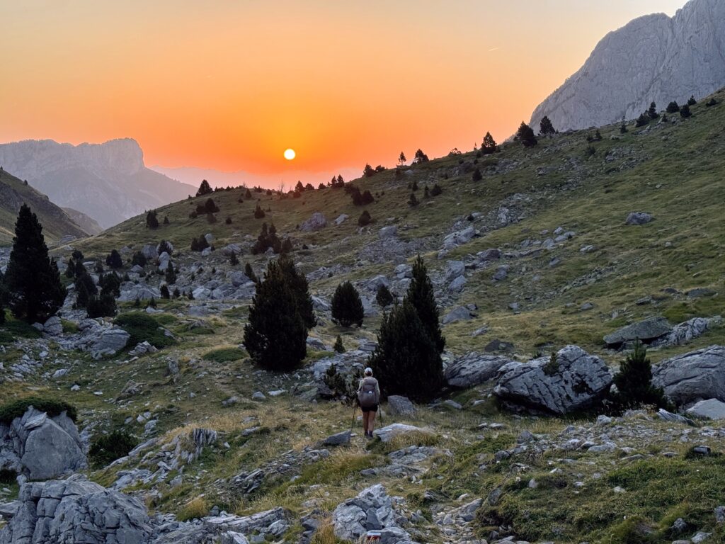 Sonnenaufgang auf dem HRP
