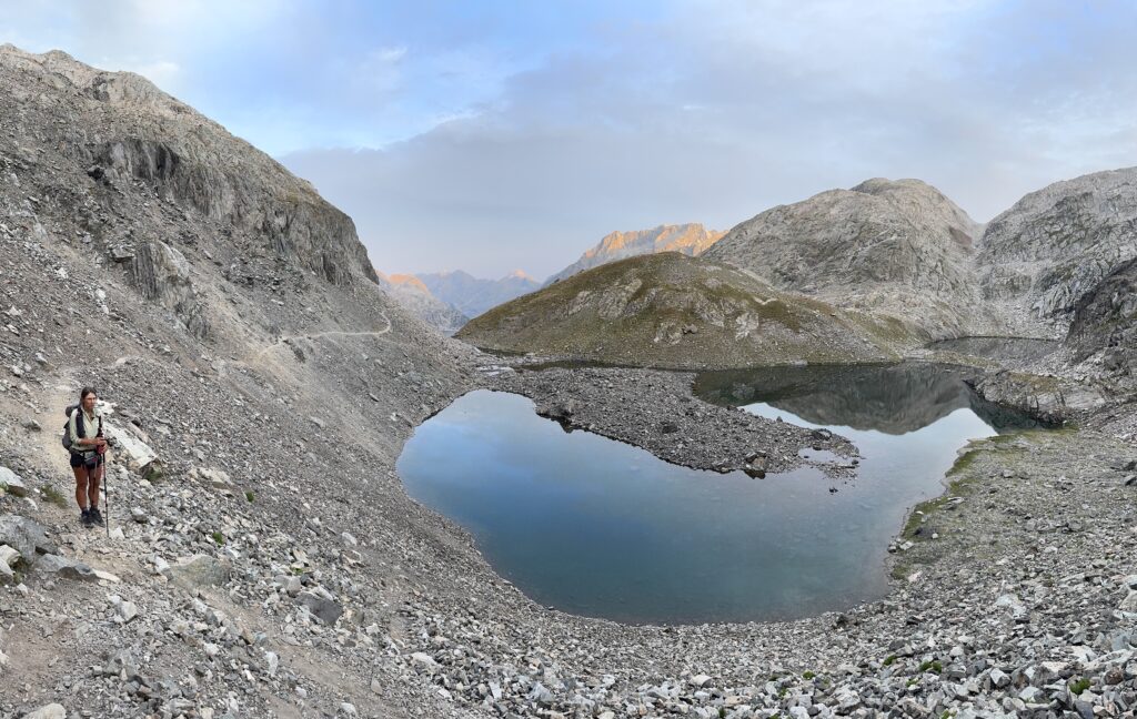 Aufstieg zum Col de la Fache