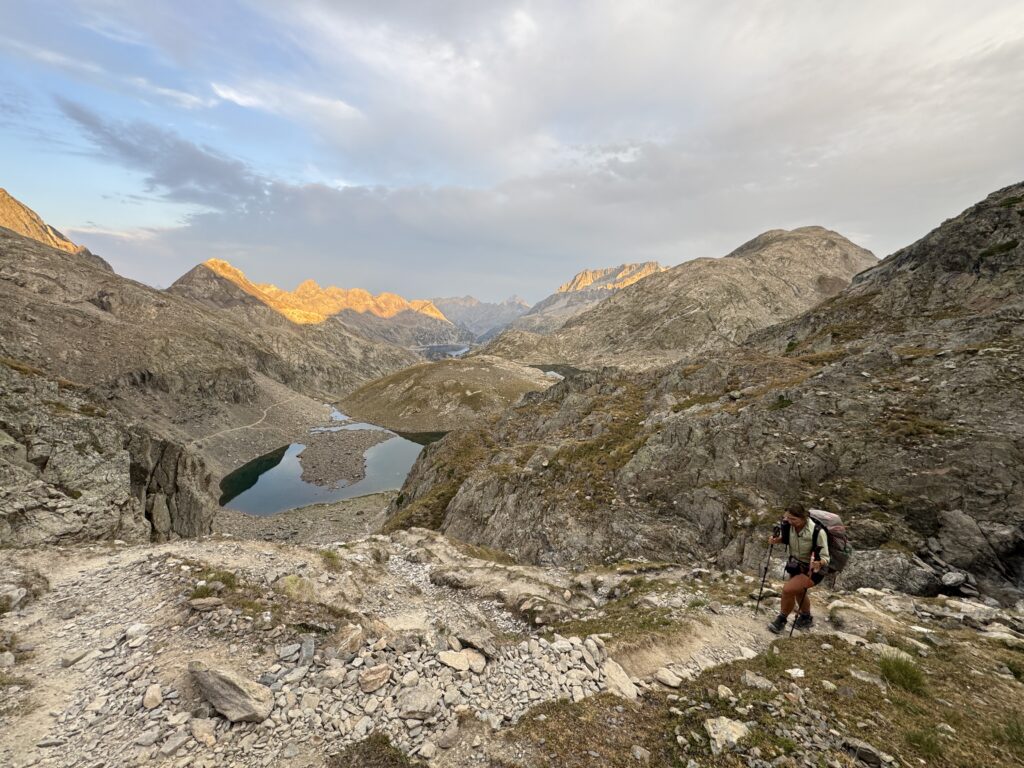 Aufstieg zum Col de la Fache