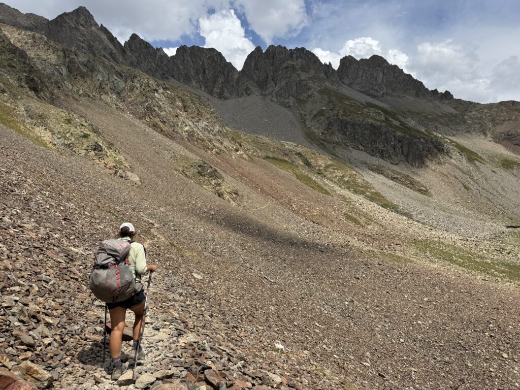 Auf dem Weg zum Col des Mulets