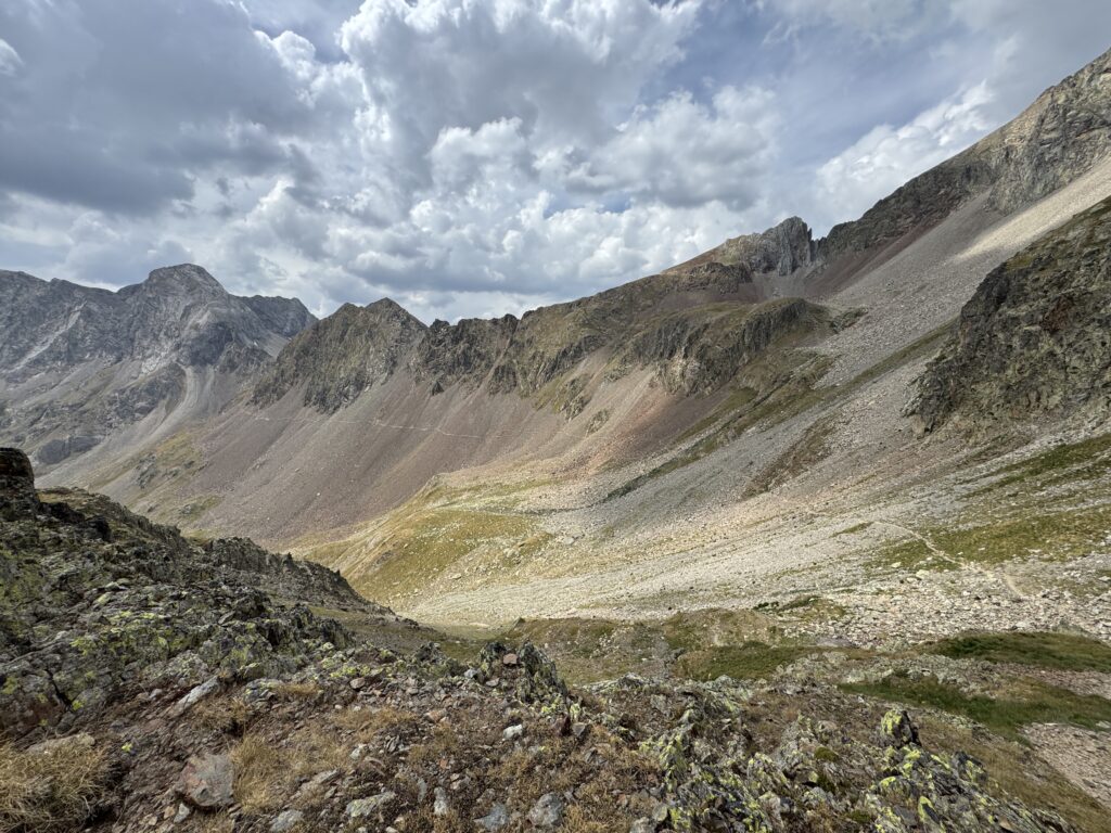 Auf dem Weg zum Col des Mulets