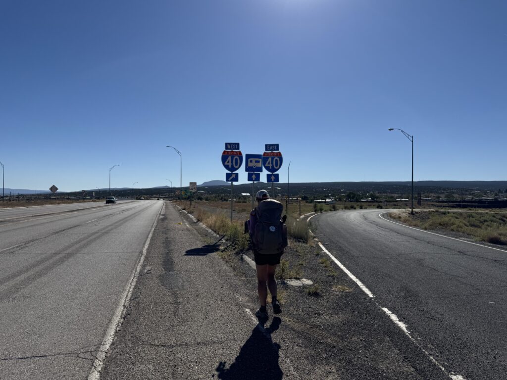 Road Walk aus Grants heraus