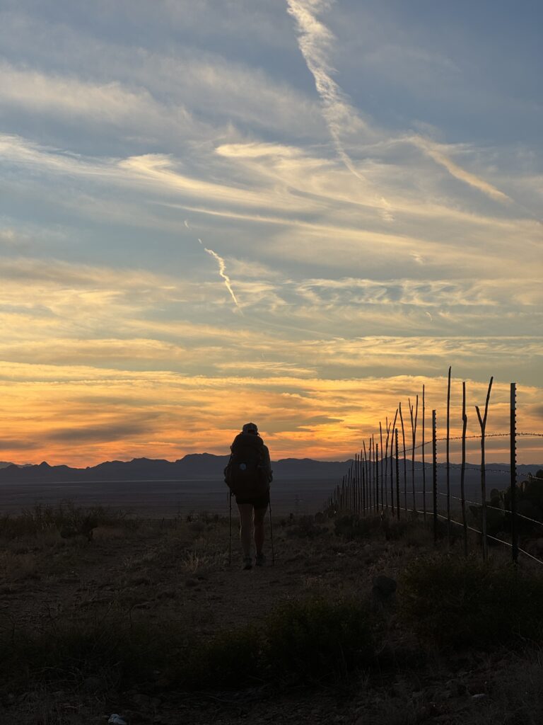 Wüstensonnenuntergang