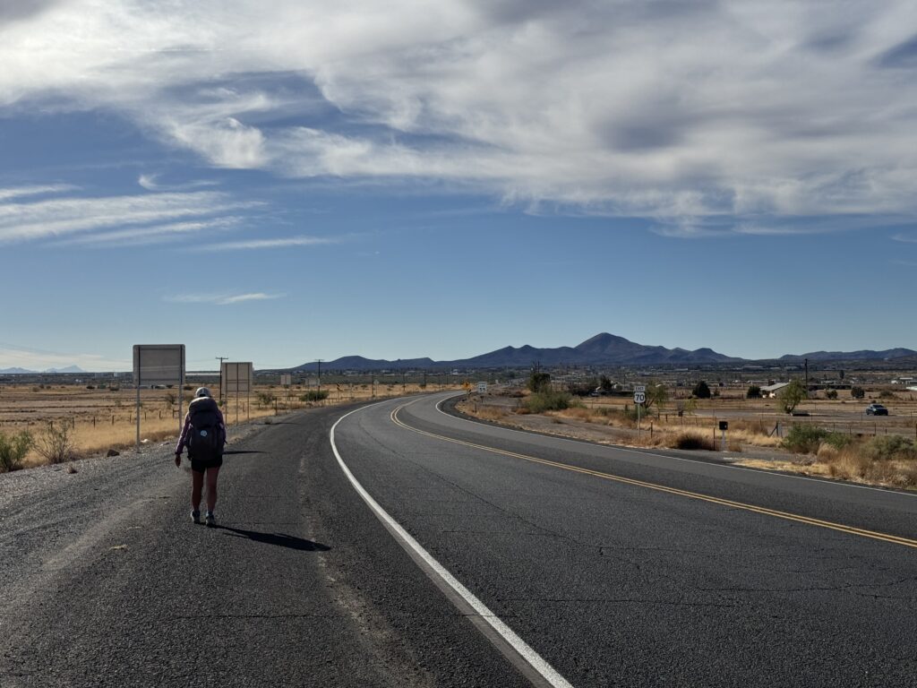 Road Walk nach Lordsburg, unserem letzten Town Stop auf dem CDT