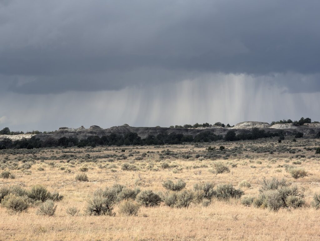 Der Regen bleibt hinter uns