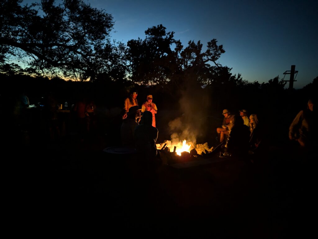Lagerfeuer am Toaster House